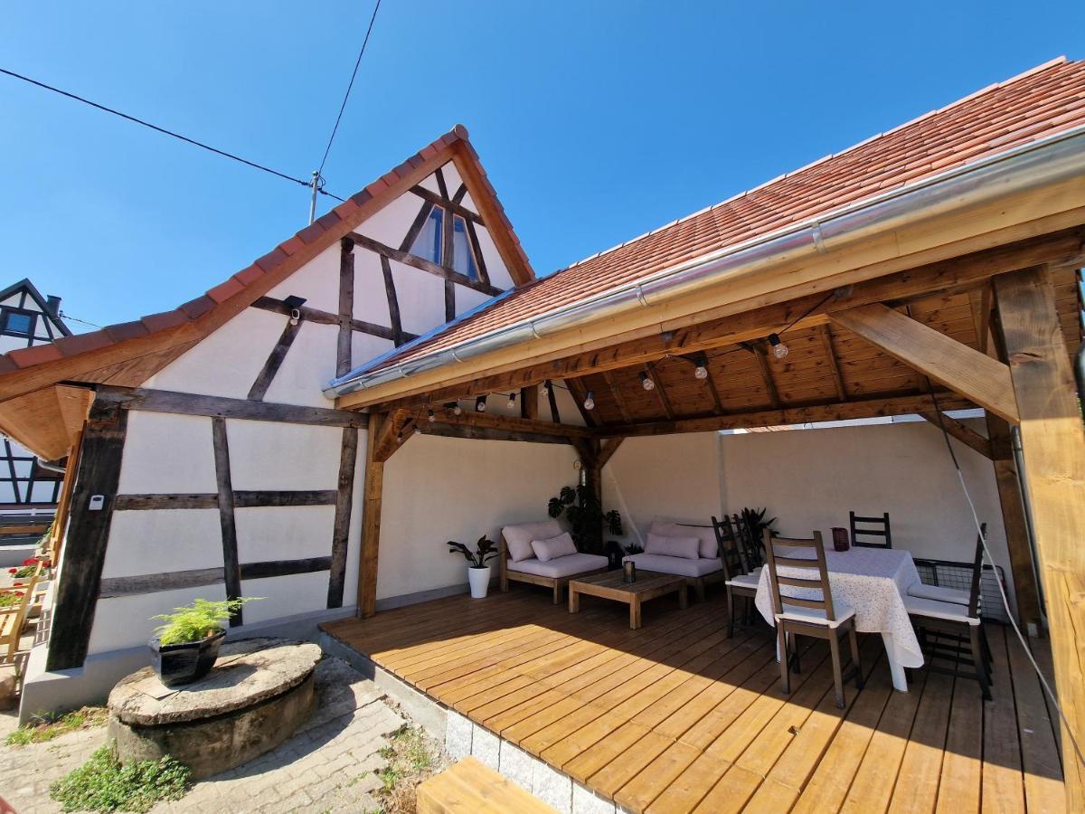 Une Maison A Colombages - Cosy, Lumineuse Et Sauna Kesseldorf Exterior foto